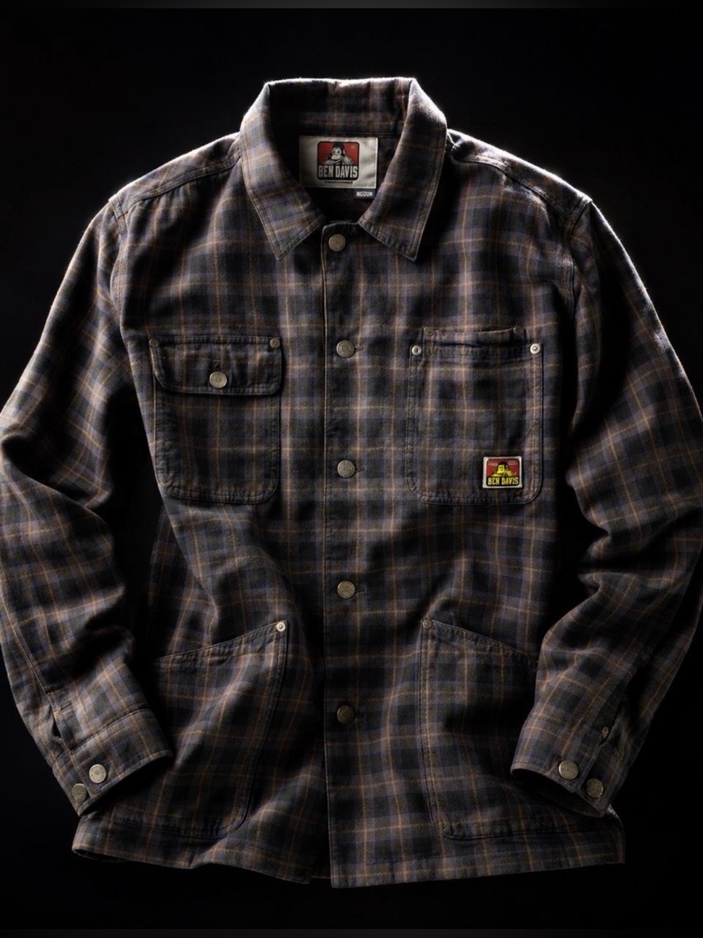 Ben Davis Thermal Button-Up Work
Shirt - Size M - Like New